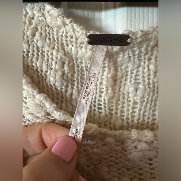 Free People Crochet Knit Pullover Sweater - Picture 7 of 8